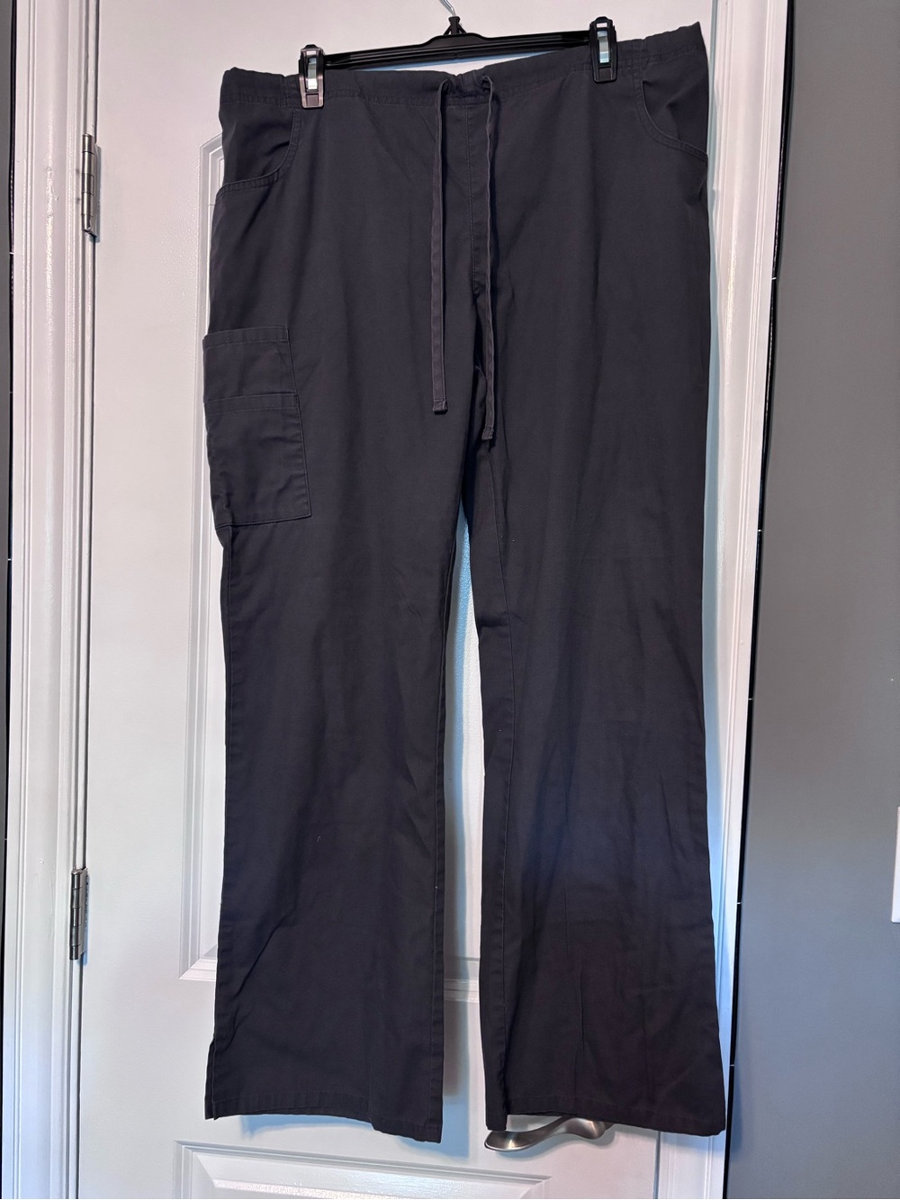 Dickies Grey Cargo Drawstring Medical Pants Size Large